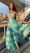 Ruffles on Ruffles Maxi Skirt Set